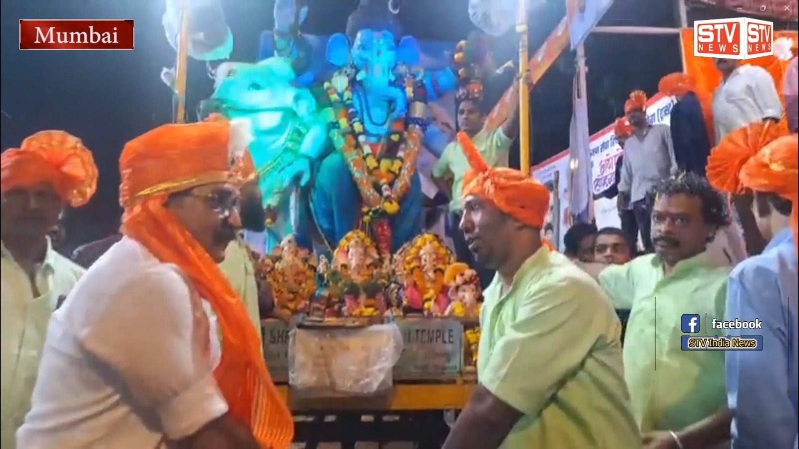 STV News | Ganpati Visarjan Trombay Koliwada Shiv Sena leader Deepak Maheshwari #Ganesh Visarjan 2025