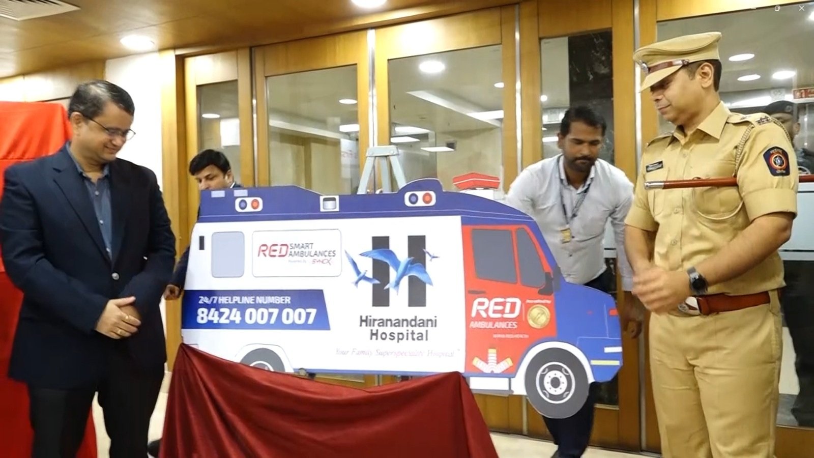 STV News | Inauguration Of Central Mumbai,s First 5G Enabled Advanced Ambulance,  Hiranandani Hospital,