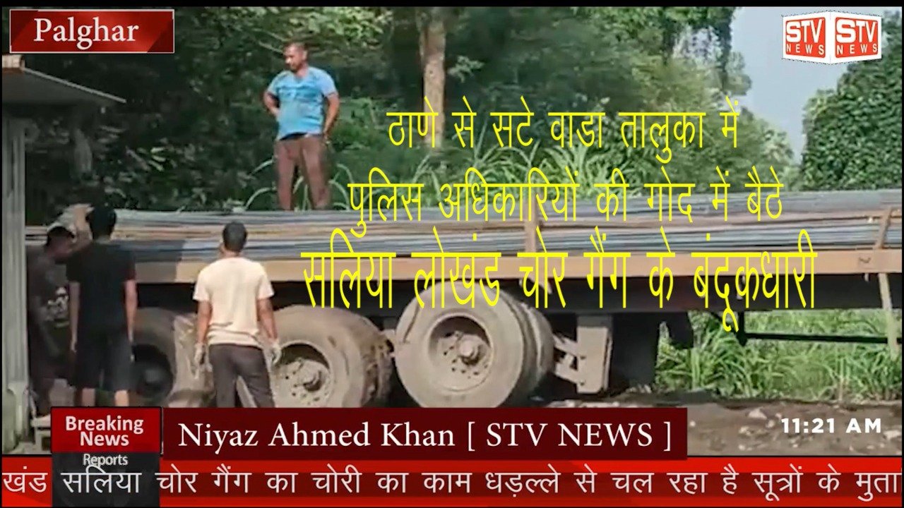 STV News | पालघर वाडा तालुका l सलिया लोखंड चोर गैंग के तार मुंबई सहित महाराष्ट्र के कई...